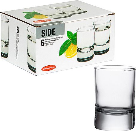 42484 Набор стопок 60мл 6шт. СИДЕ (БОР)