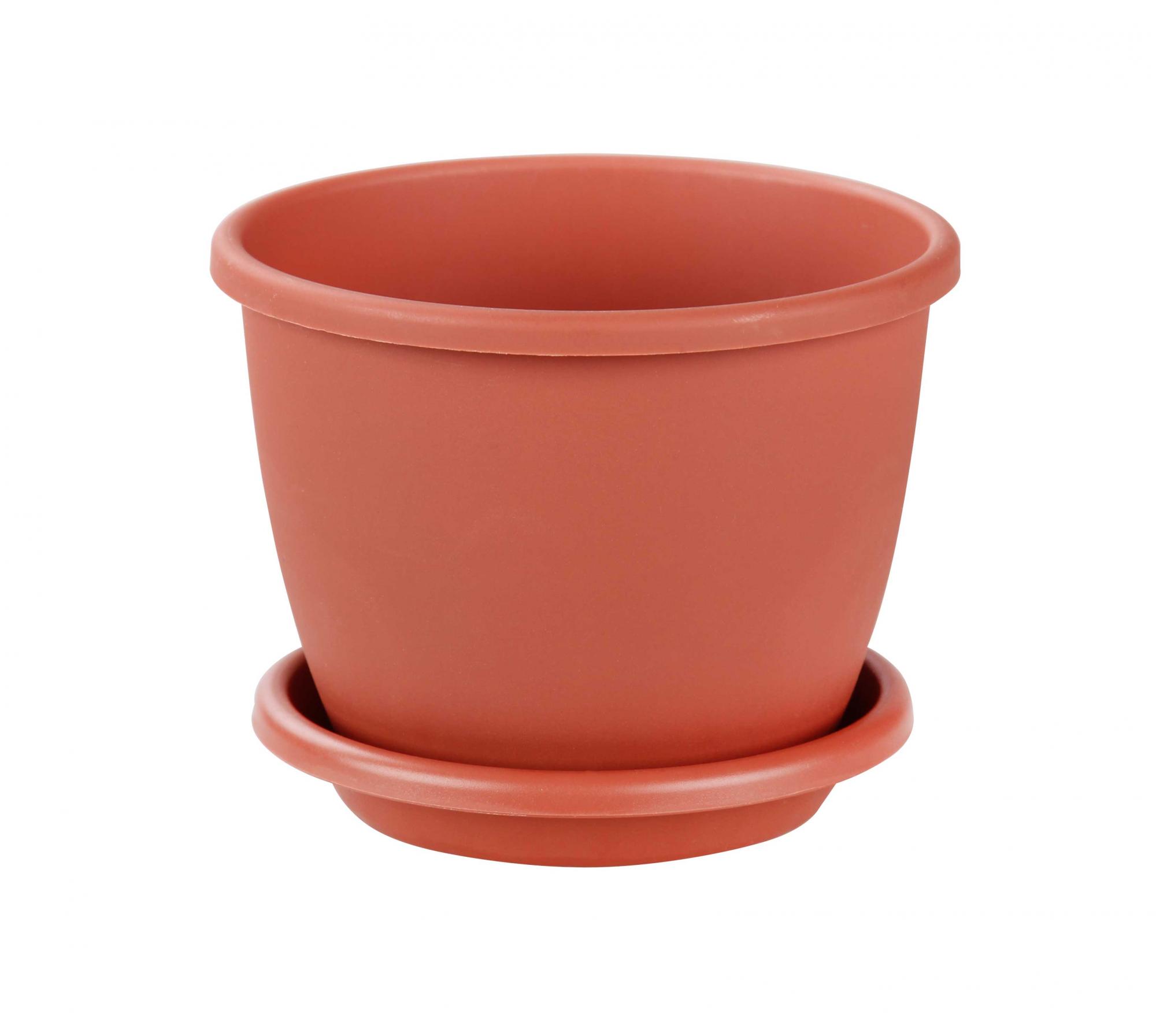 Горшок 5,5л "Афина" коричневый