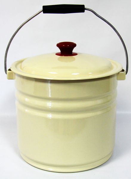 Ведро 10,0л с крышкой слоновый Керчь 41204-222