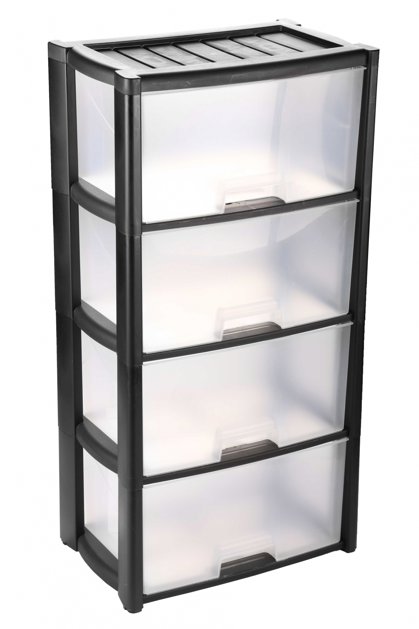 Комод 4 секции "Колорит" черный