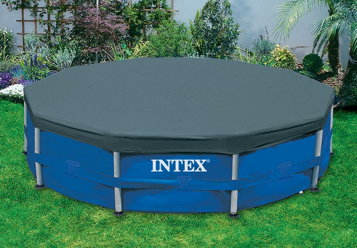 Тент для каркасного бассейна Metal Frame 366см (D366х25см), уп.6