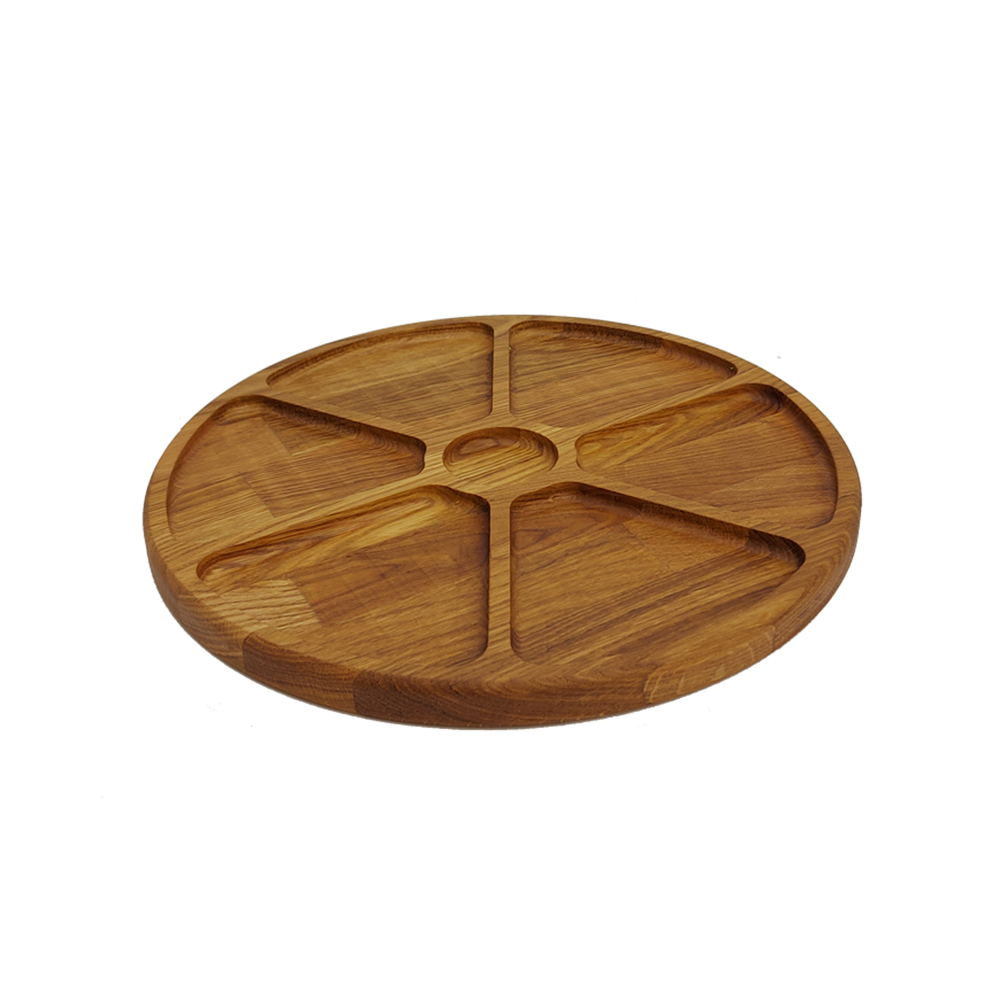 Менажница 35х35х2см ДомВуд Колесо Дуб Д180