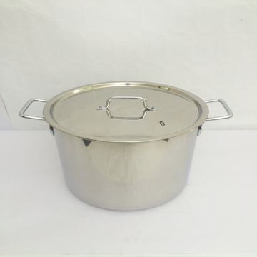 Котел 24л (d35см; h28см) высокий (Общепит) Сварной. Клепанные ручки