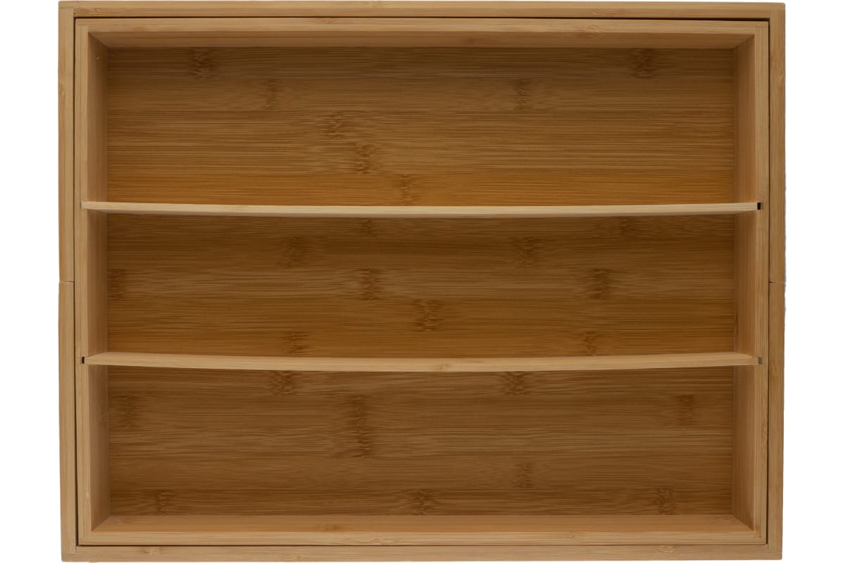 Лоток для столовых приборов 34,5-50,8х44,5х6см  раздвижной, бамбук