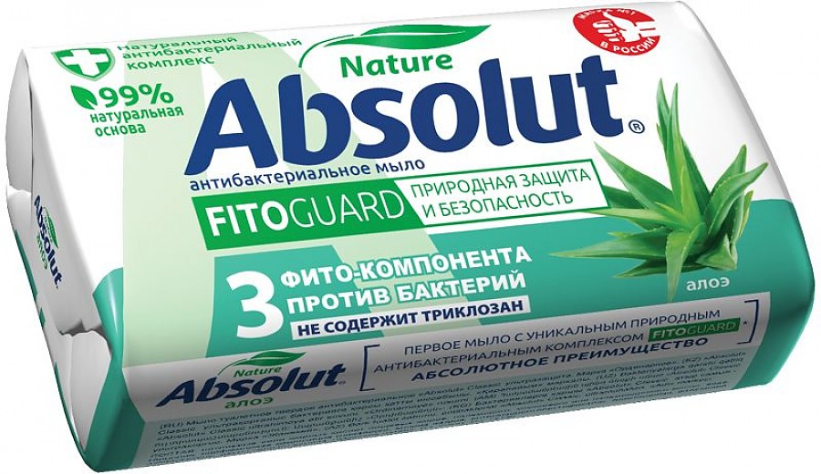 Мыло туалетное 90г Весна Абсолют Алоэ 