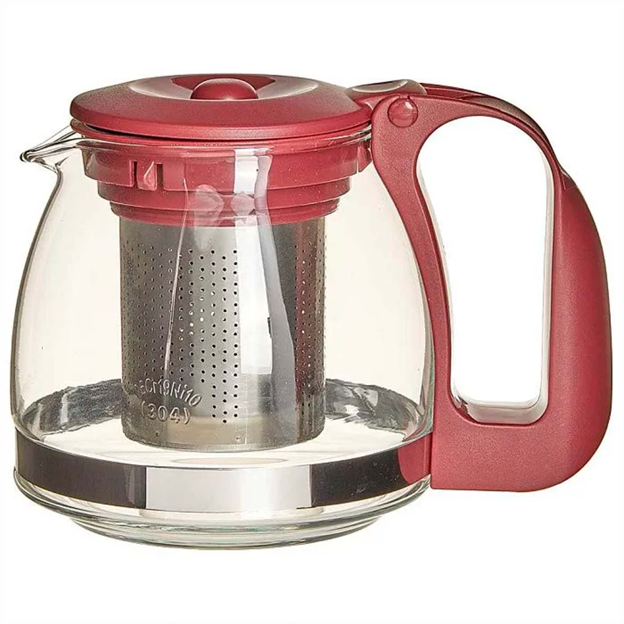 Чайник заварочный 700мл с фильтром коричневый 