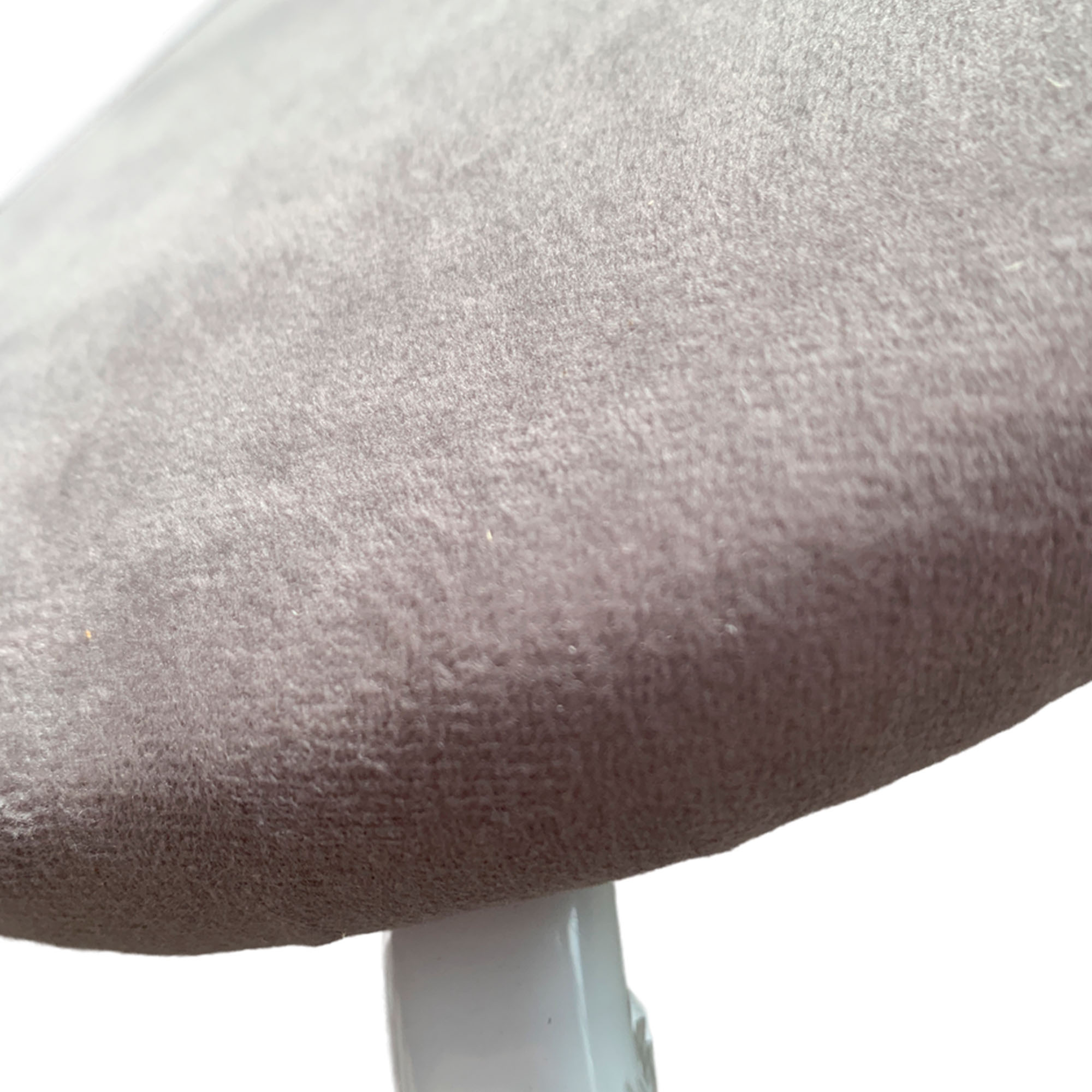 Табурет 18 круг велюр шторм 306 серый на бел гл