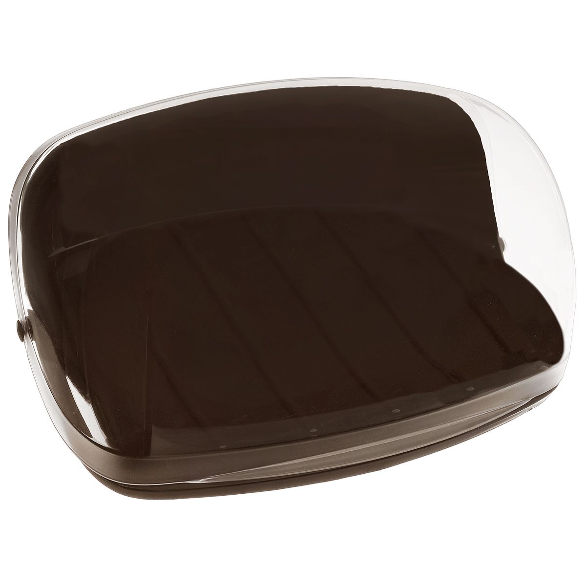 Хлебница 390x287x171мм платик IDEA большая Коричневый  
