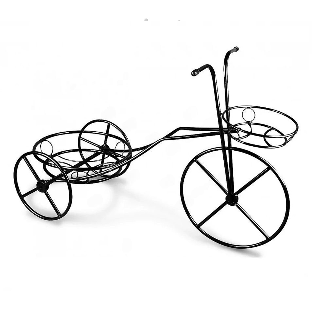 Подставка под цветы "Велосипед" на 2 горшка (метал.)
