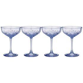 Бокал для коктейлей 255мл 4шт "Timeless" сапфир