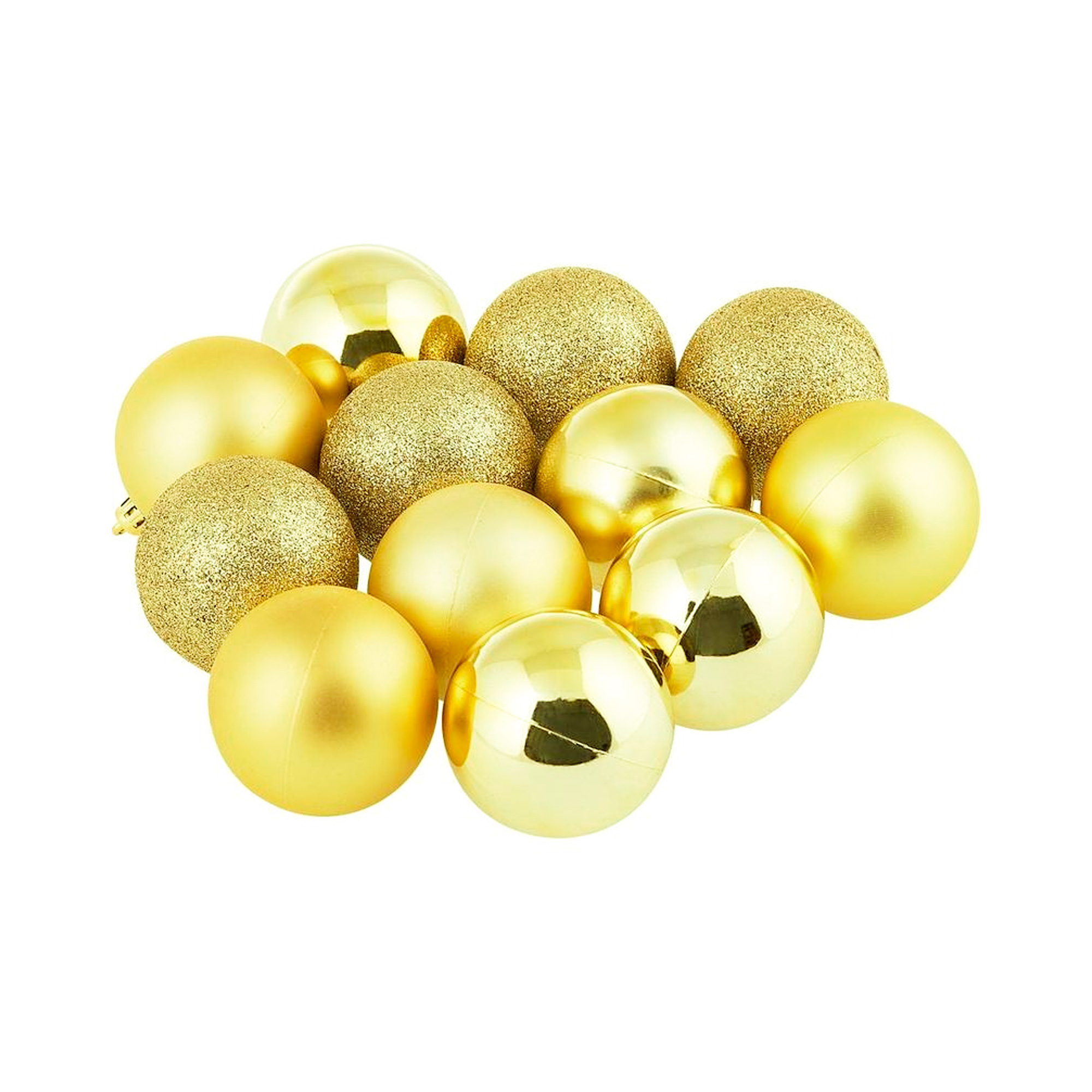 Шар новогодний, набор 12шт. d=7см РД38906