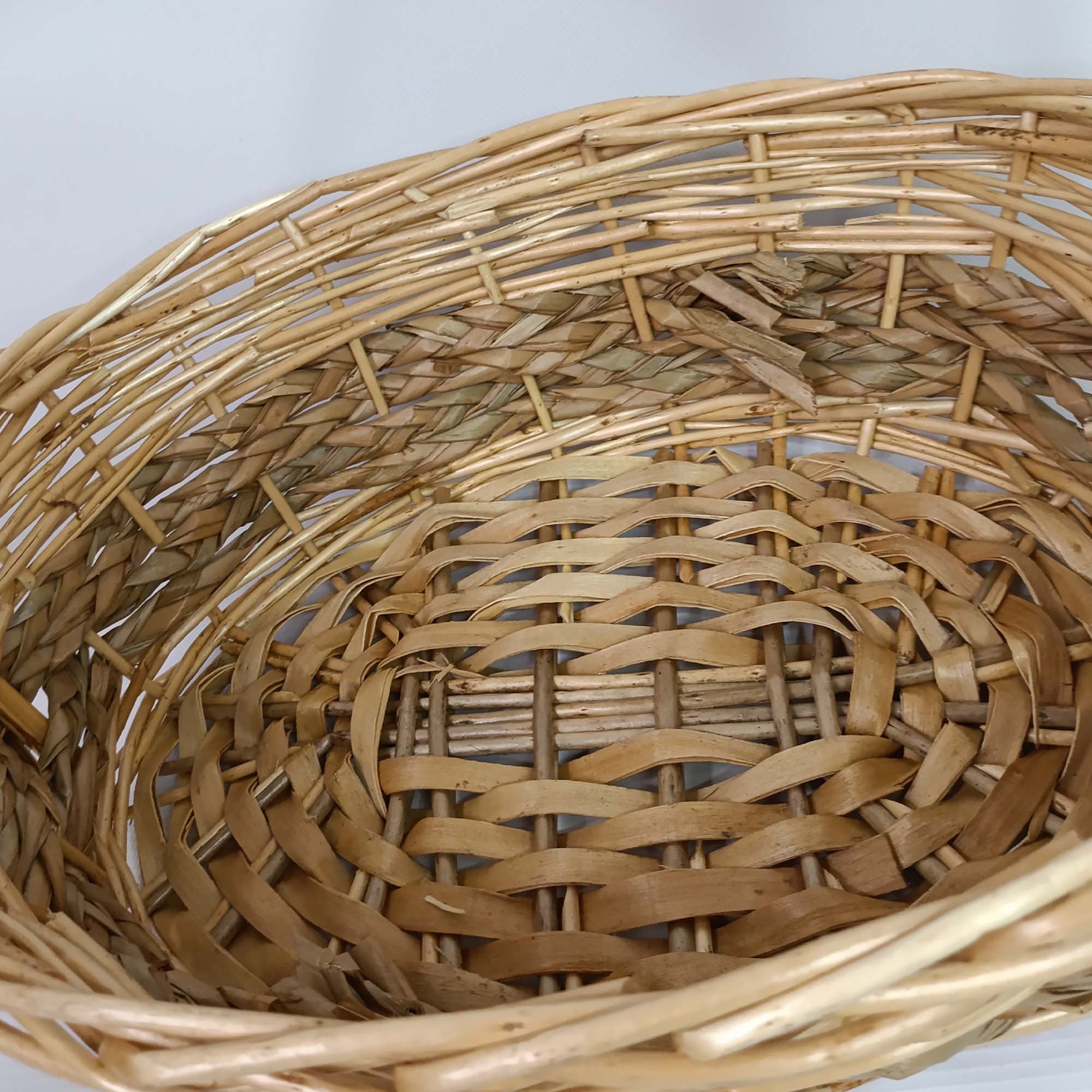 Корзина плетеная (ива), 32x25xH10/30 смНатуральный