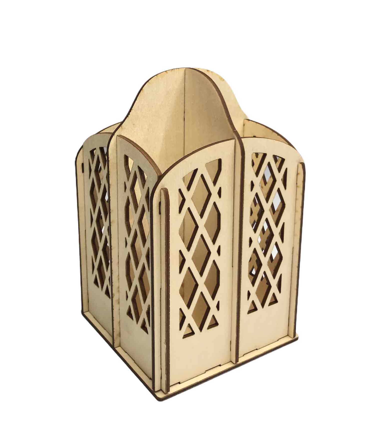 Органайзер для канцтоваров 12х12х19,5см ДомВуд Экошпон Ф116/Д116