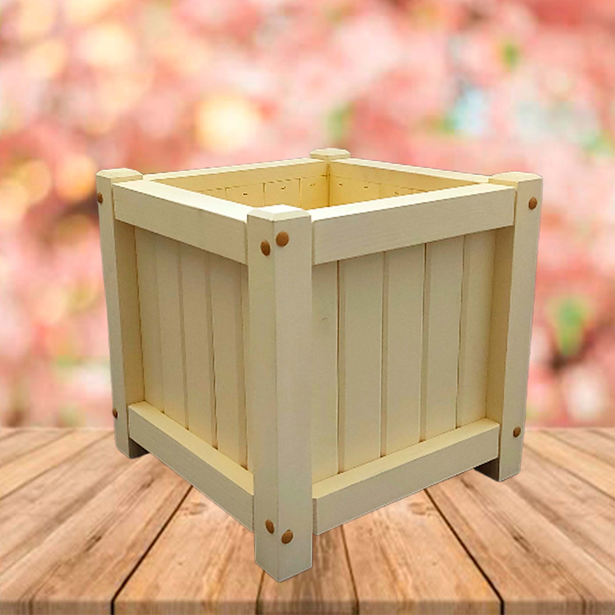 Кашпо 35х35х35см ДомВуд Сосна С338