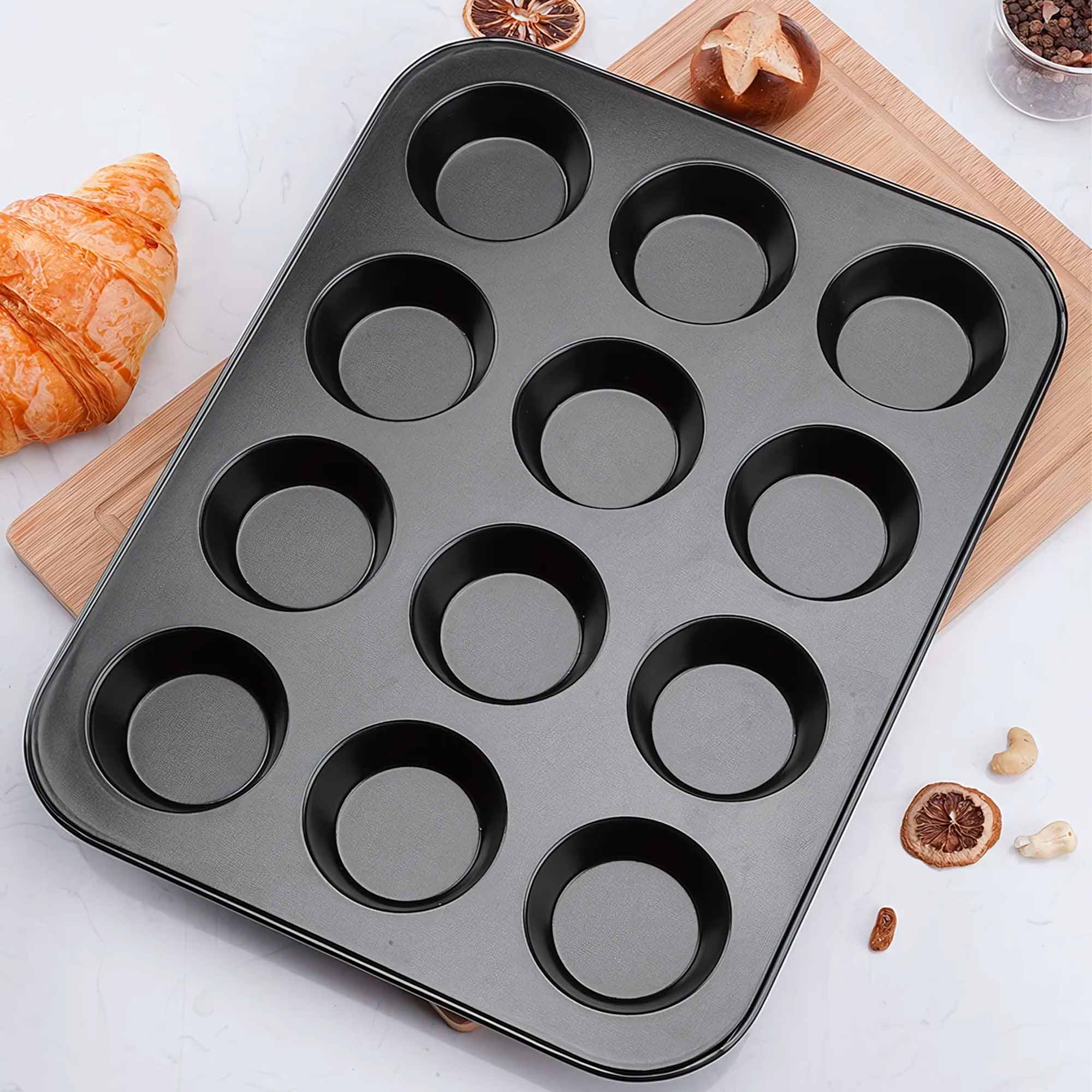 Форма для выпечки кексов 35x26см, 12 ячеек ромашки  РД85776