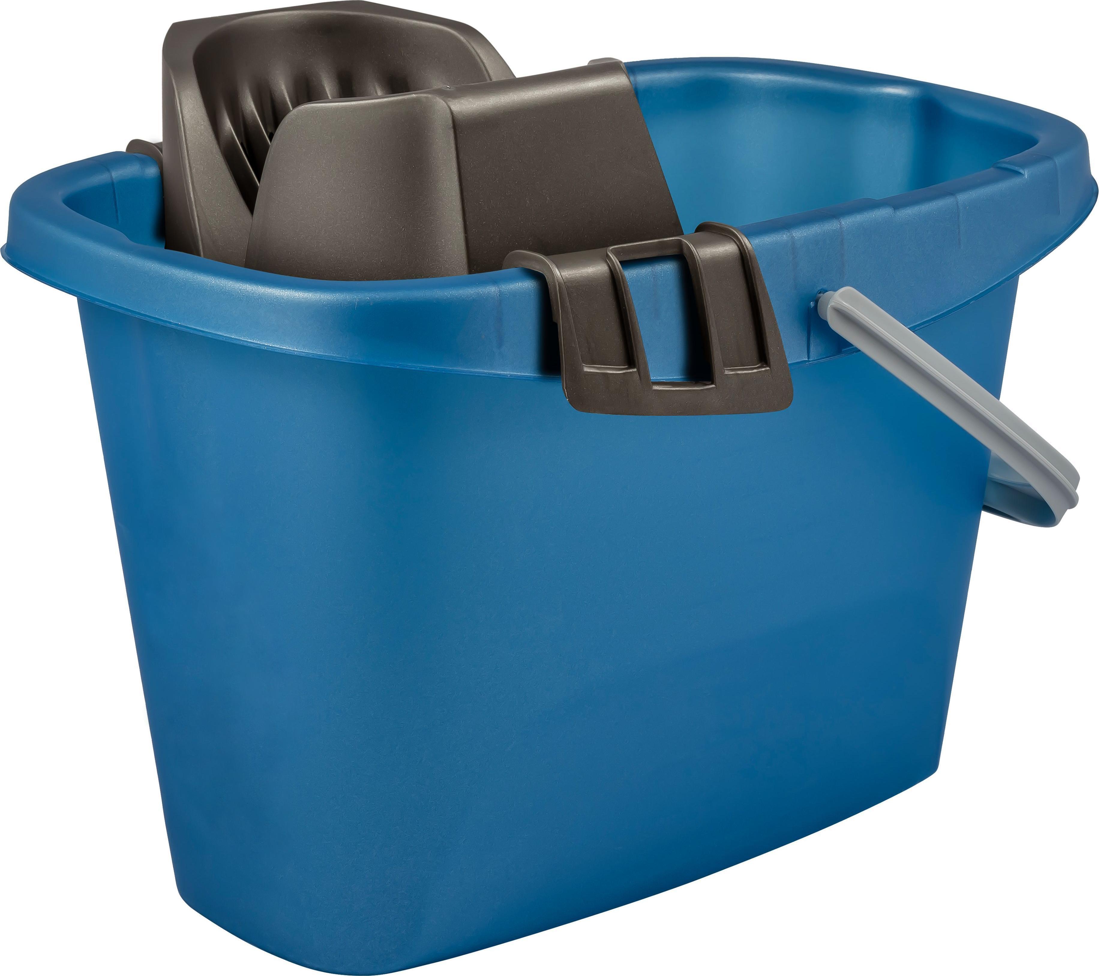 Ведро 13л МОП c отжимом Step индиго