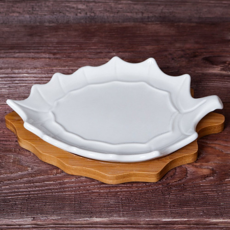 Масленка JK-360 на деревянной подставке