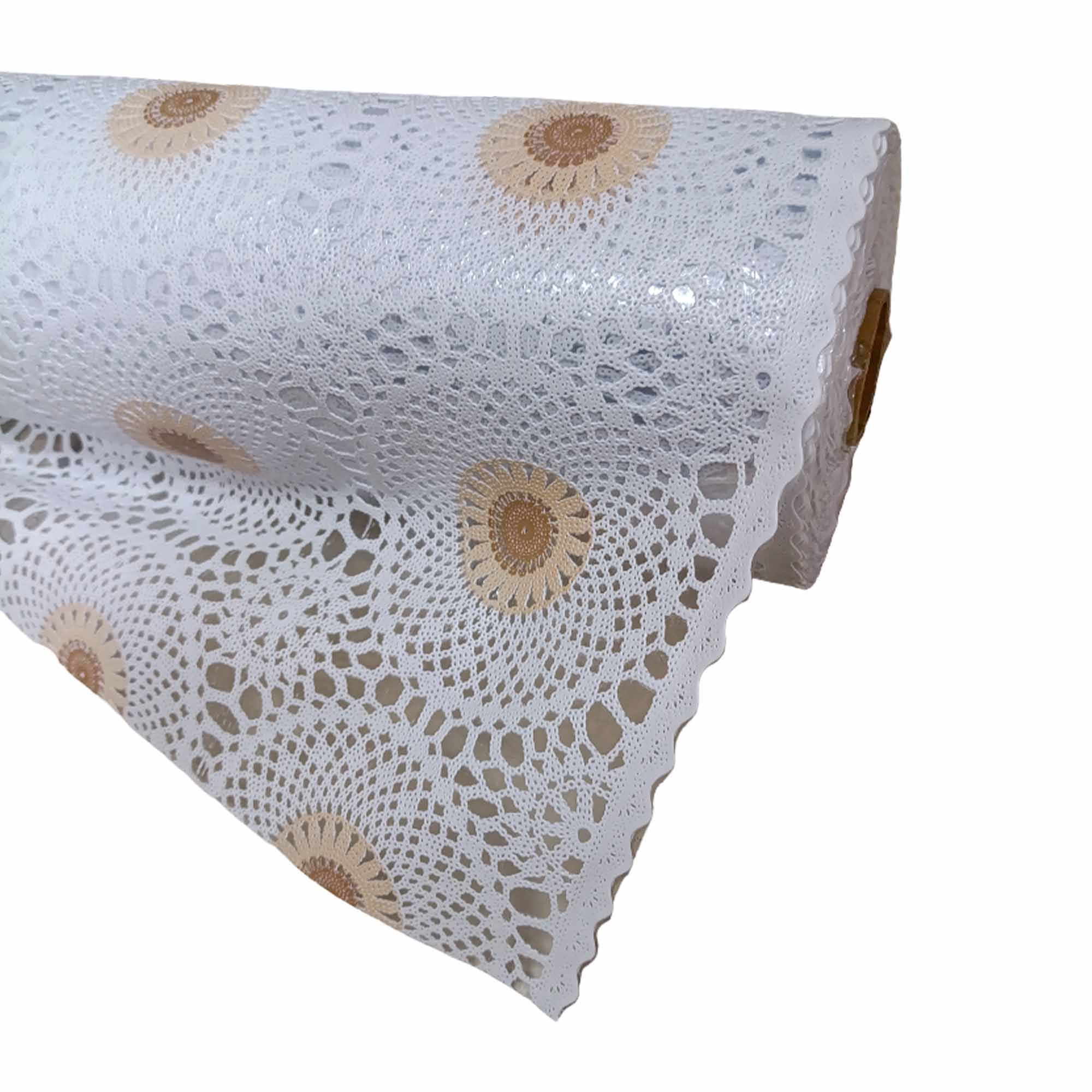 Клеёнка ажурная без основы 1,37м х20м  (цена за 1м) РД15095