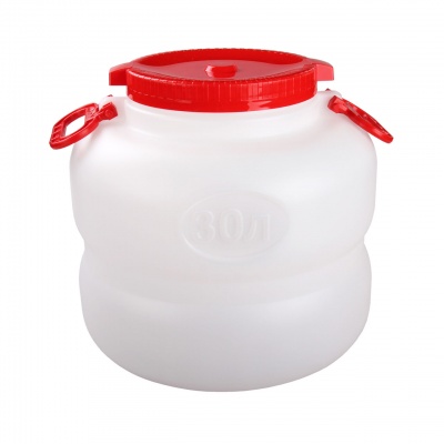Канистра-бочка 30л "Байкал" с навесными ручками 