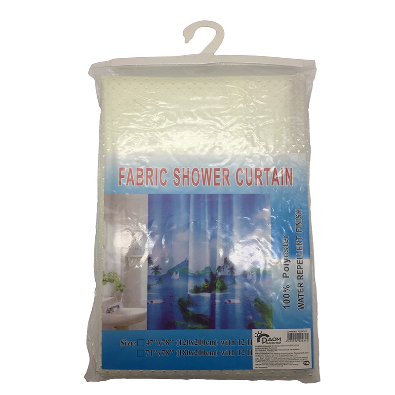 Штора для ванной 180х180см РД29342