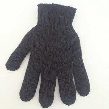 Перчатки х/б 7кл чер двойные ДомВелл ПРОМ