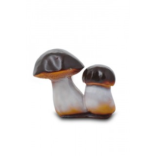 Фигурка садовая Малый двойной Гриб-боровик высота 14см