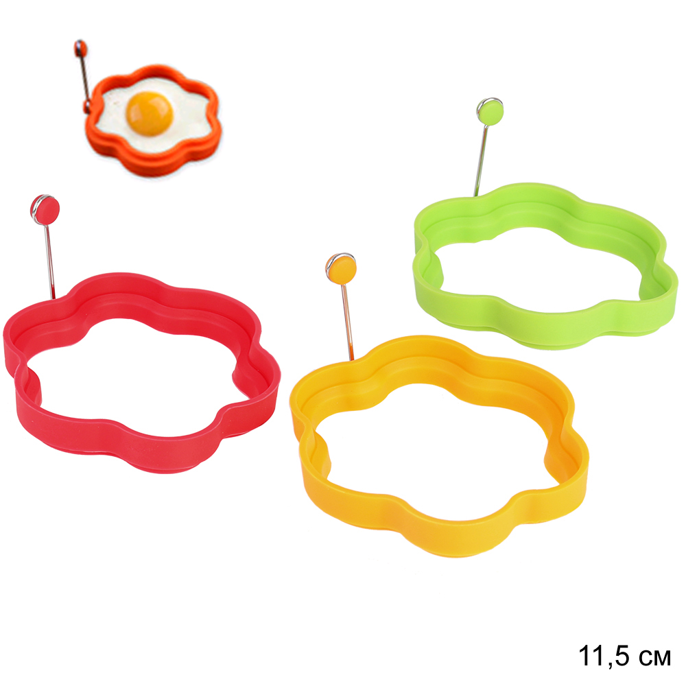 Форма для яичницы силиконовая Цветок F-147 