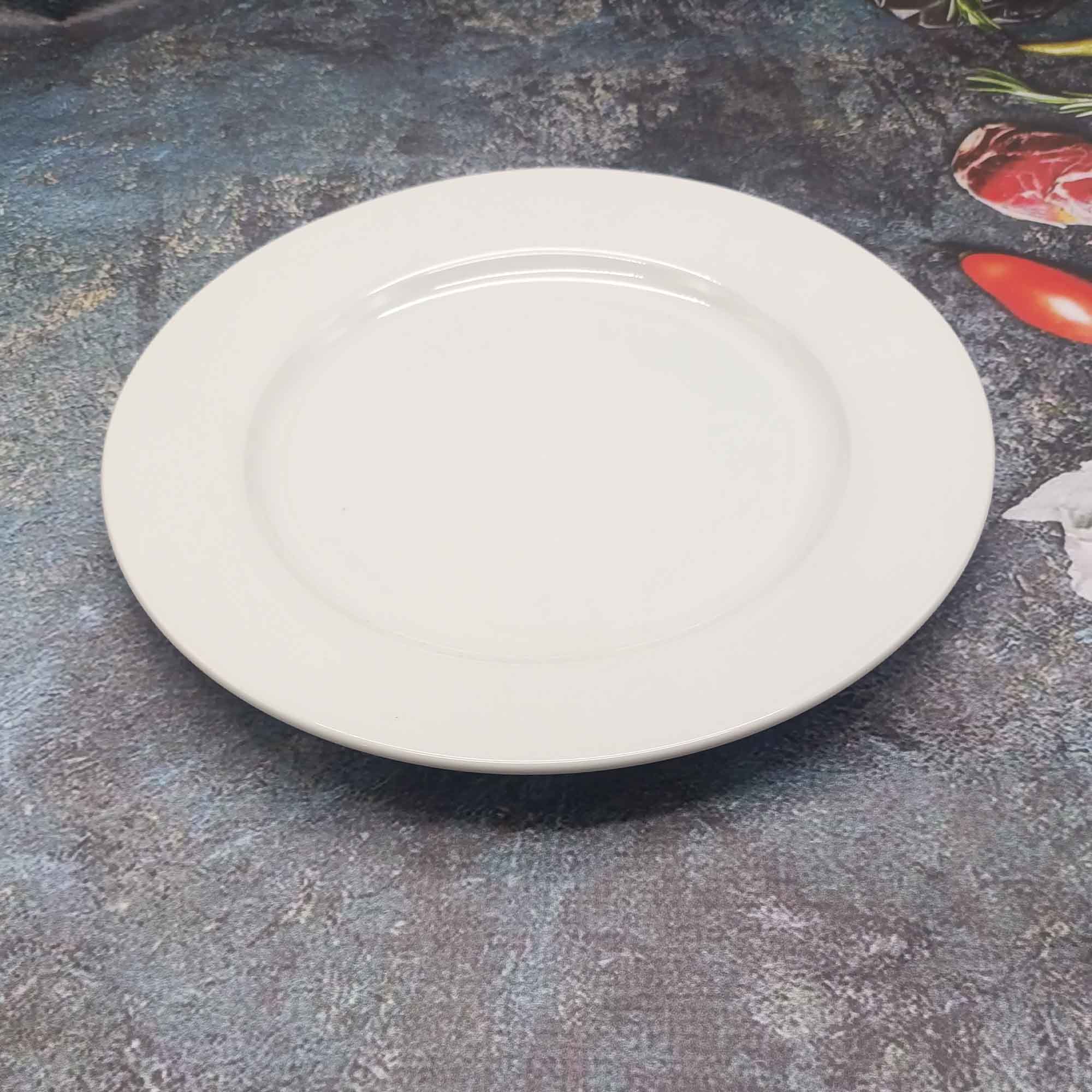 Блюдо 27см круглое, белое РД85455