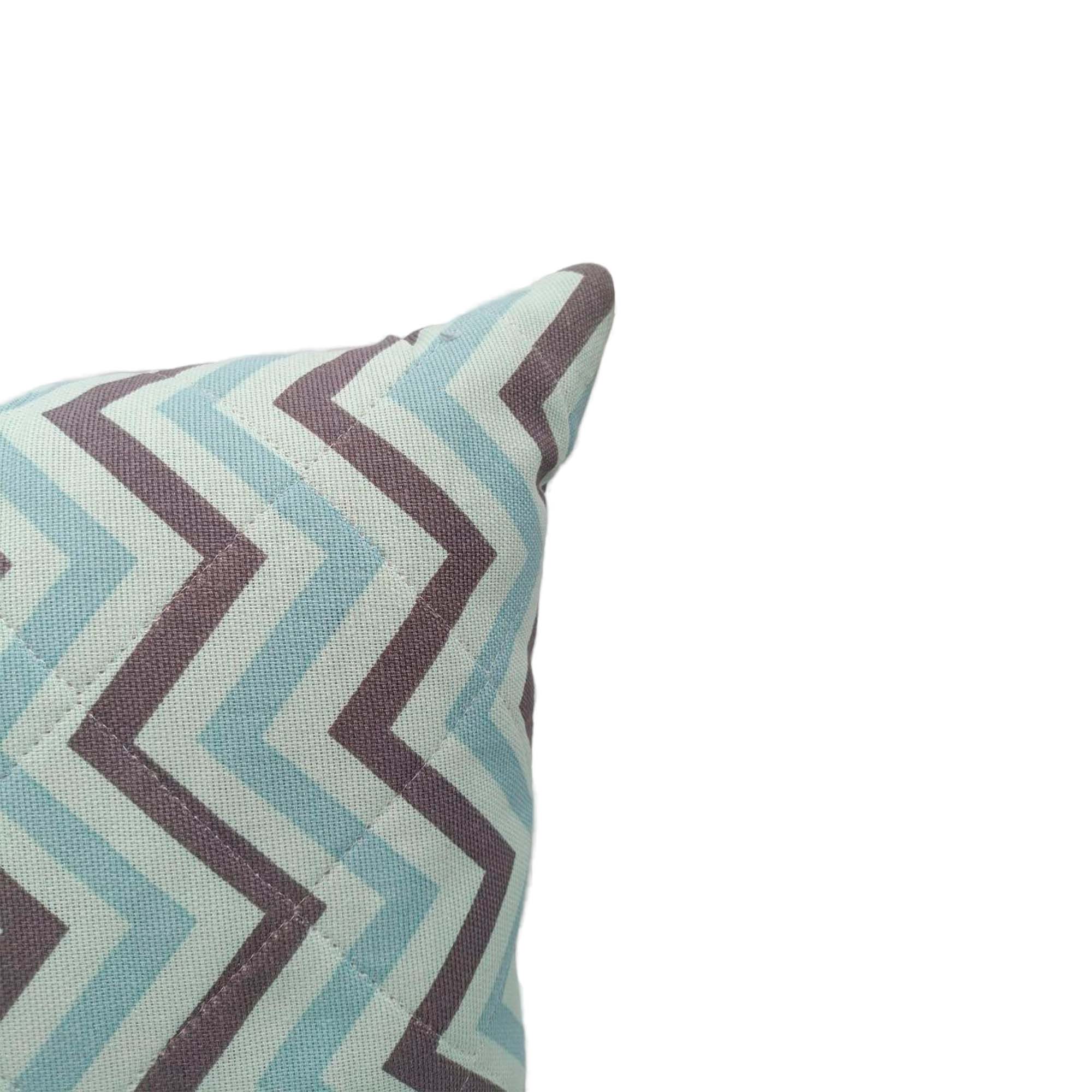 Подушка декоративная 40х60 стеганная Калейдоскоп ДомВелл Зигзаг 757/1