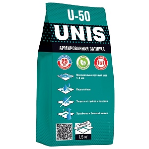 Затирка для швов бежевая "Юнис" 1,5кг.С03 U-50 C05