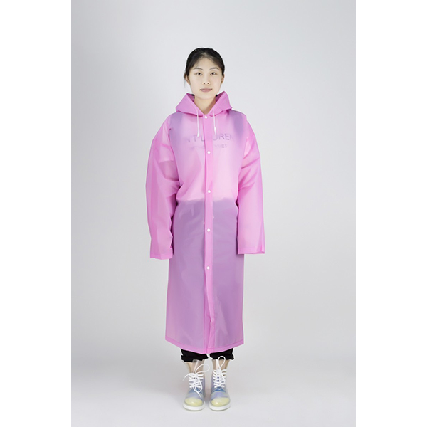 Дождевик на кнопках 90х120см, капюшон с затяжками РД26228