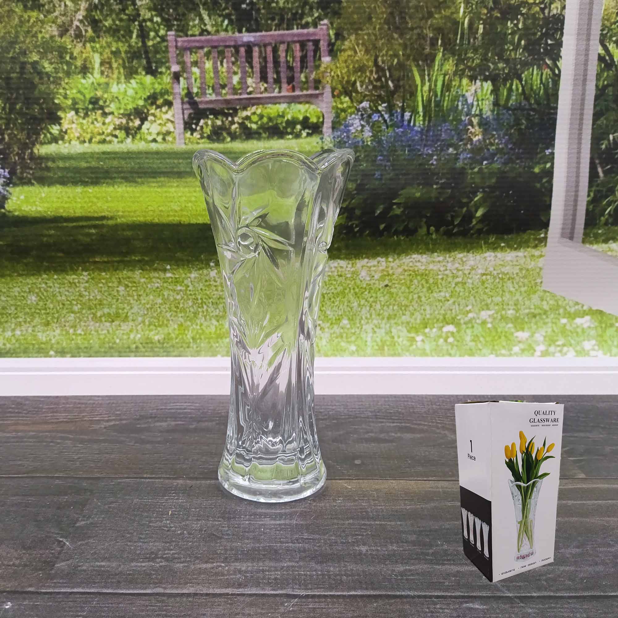 Ваза для цветов 9х19,5см  РД20303