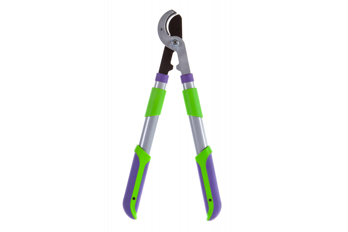 Сучкорез 504-705 мм с наковальней,телескопические стальные обрезиненные рукоятки Palisad