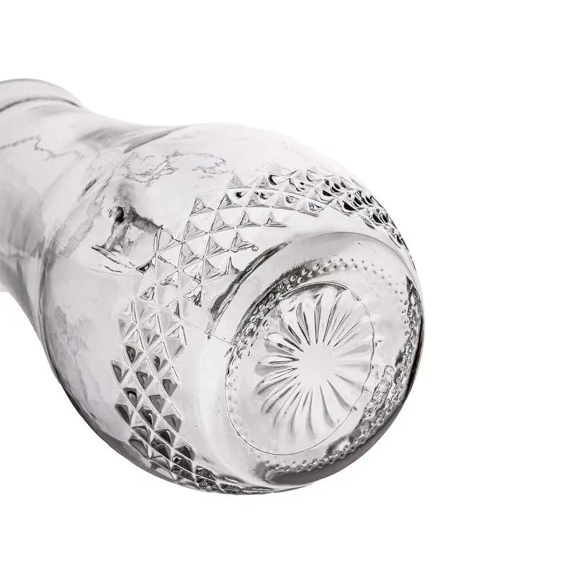 Кувшин 1,5л типа П-91-1500-КРК из стекла бесцв. с крышкой 