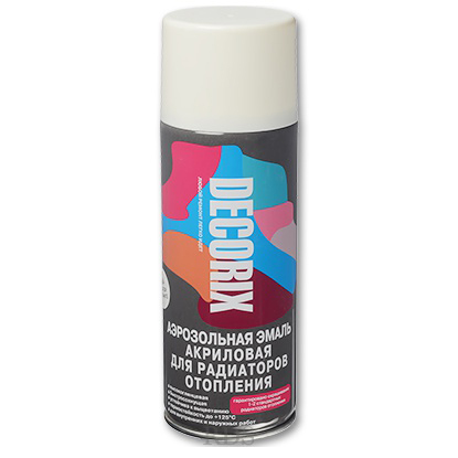 Эмаль аэроз. 520 для радиаторов DECORIX, белый матовый №24