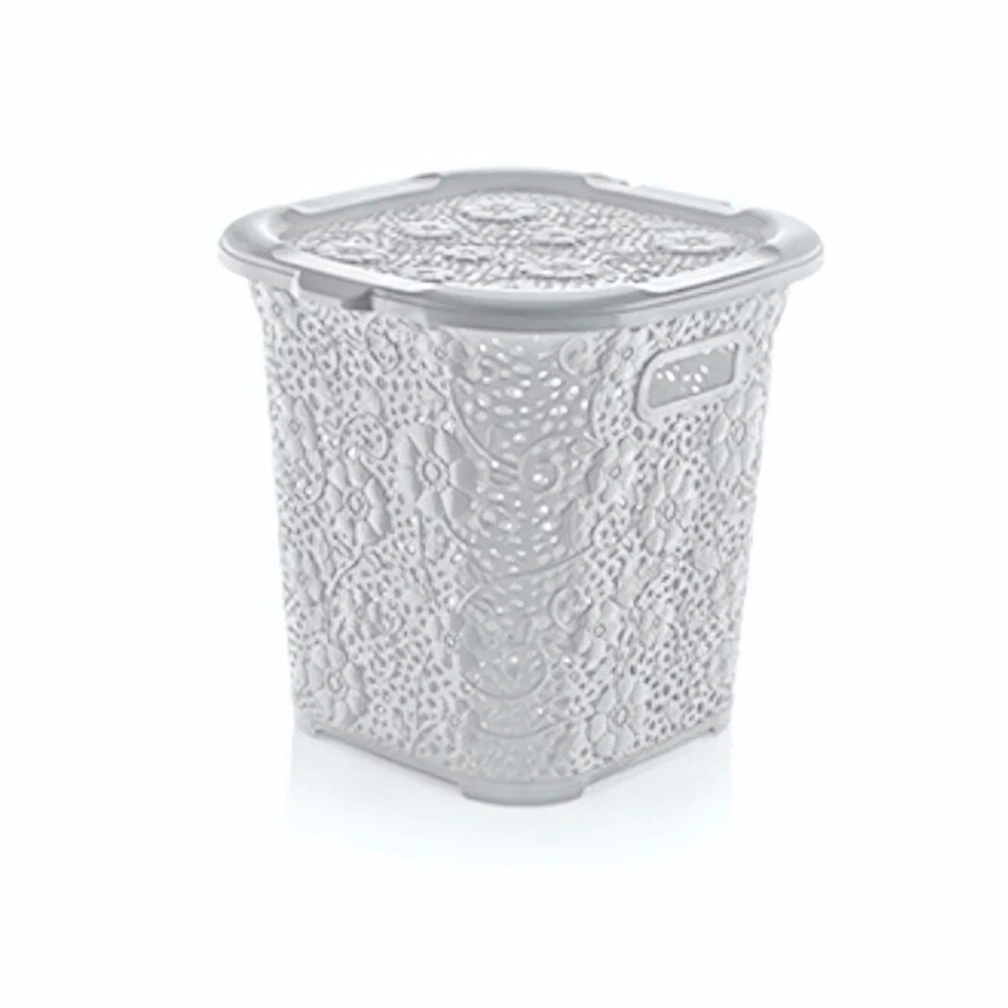 Корзина 15л многофункциональная ажурная белая 