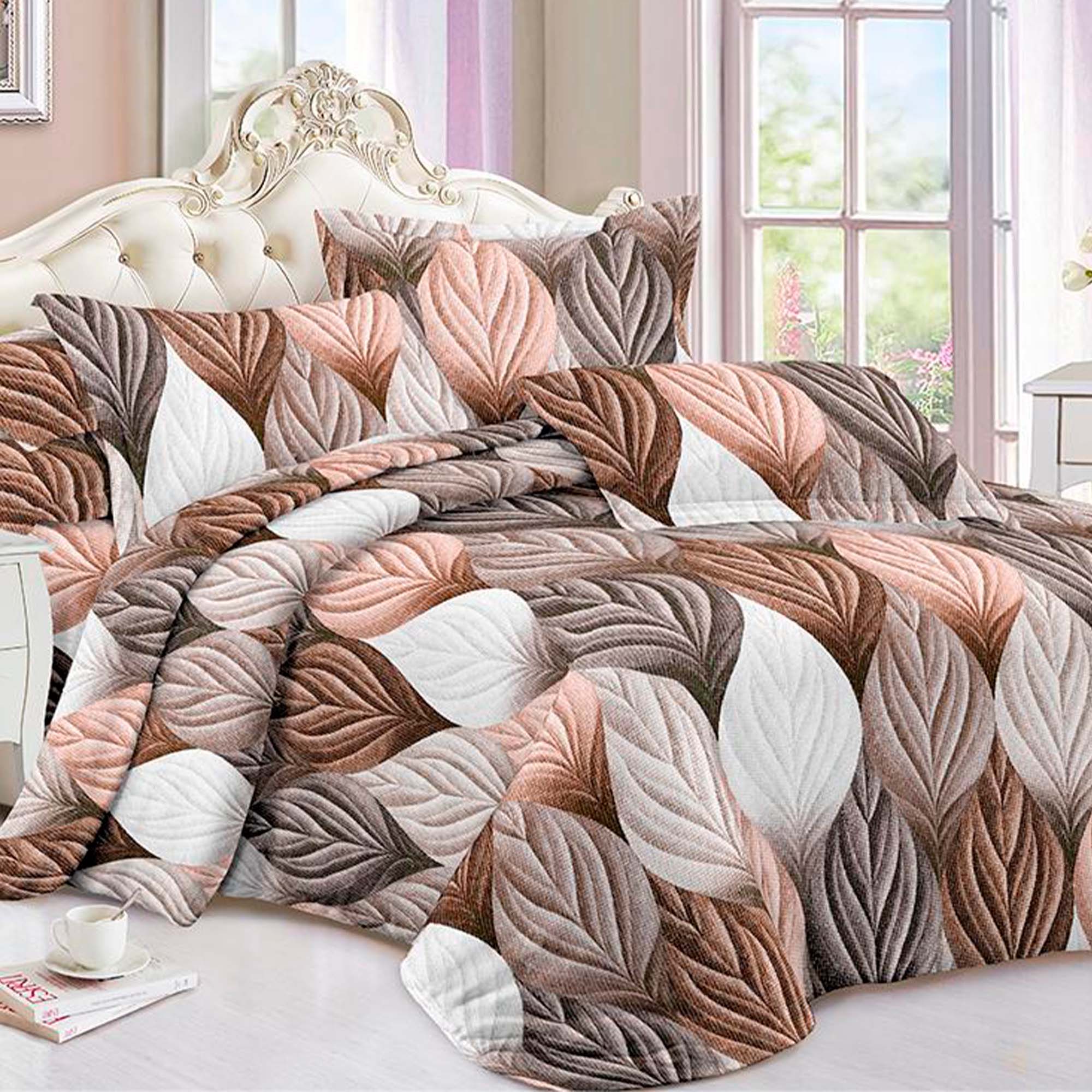 Комплект постельного белья 1,5 (70*70) ДомВелл Удачный полисатин-70 2261 Древо