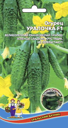 Семена Огурец Уралочка F1 (ранний) "Уральский Дачник" ц/п