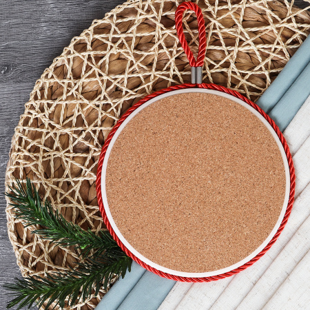 Подставка под горячее 16 см Снеговик КD004 новогодняя 