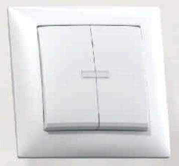 Выключатель СЕЛЕНА СУ 2 кл. 10 А бел. инд. АБС-пластик С510-397