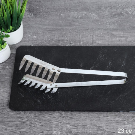 Щипцы кухонные 23см нерж. сталь G-1 