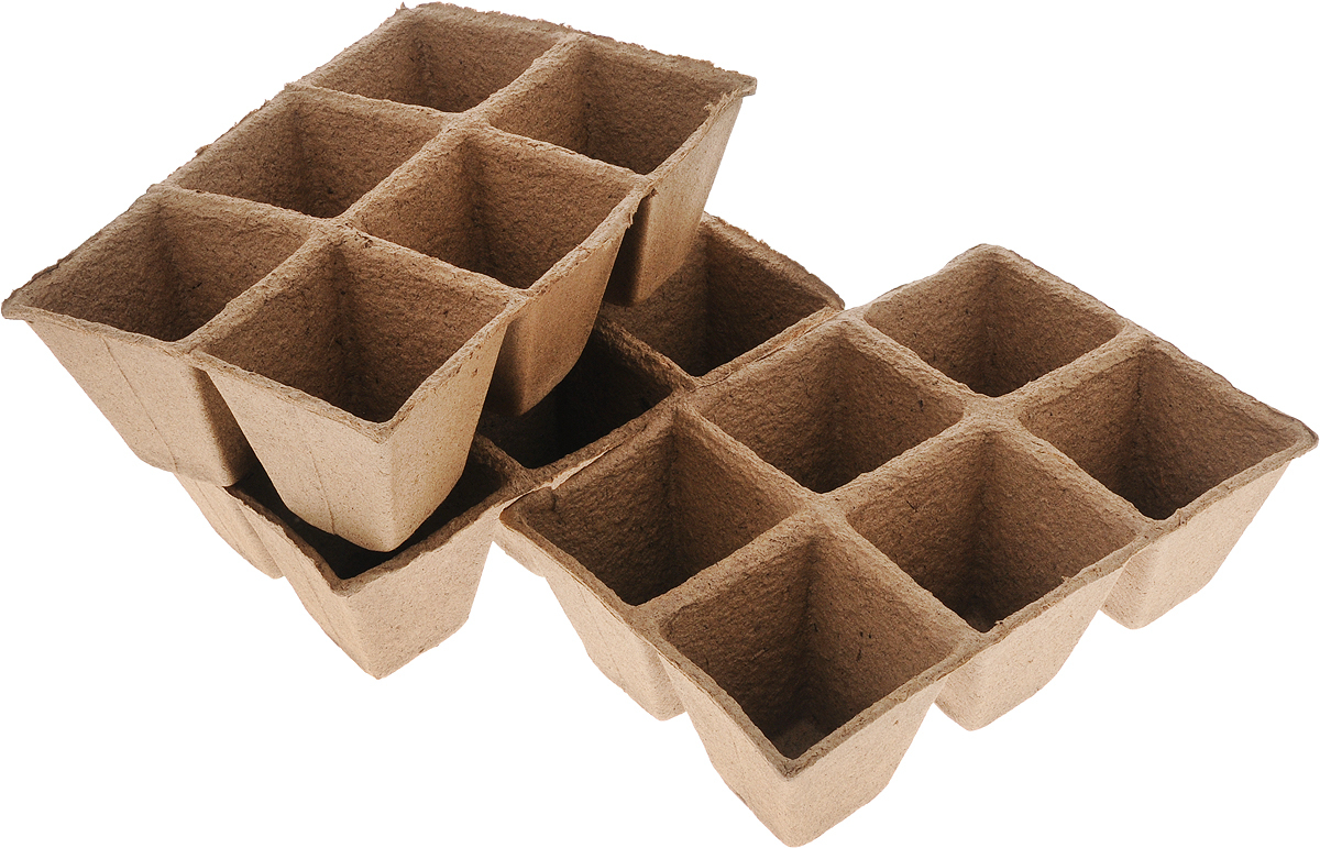 Горшки торфяные 90х90мм "Умный огород" (упак 18шт)