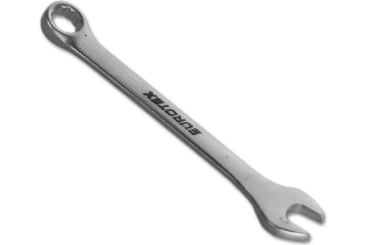 Ключ "EUROTEX" комбинированныйCR-V  6 мм матовая полировка
