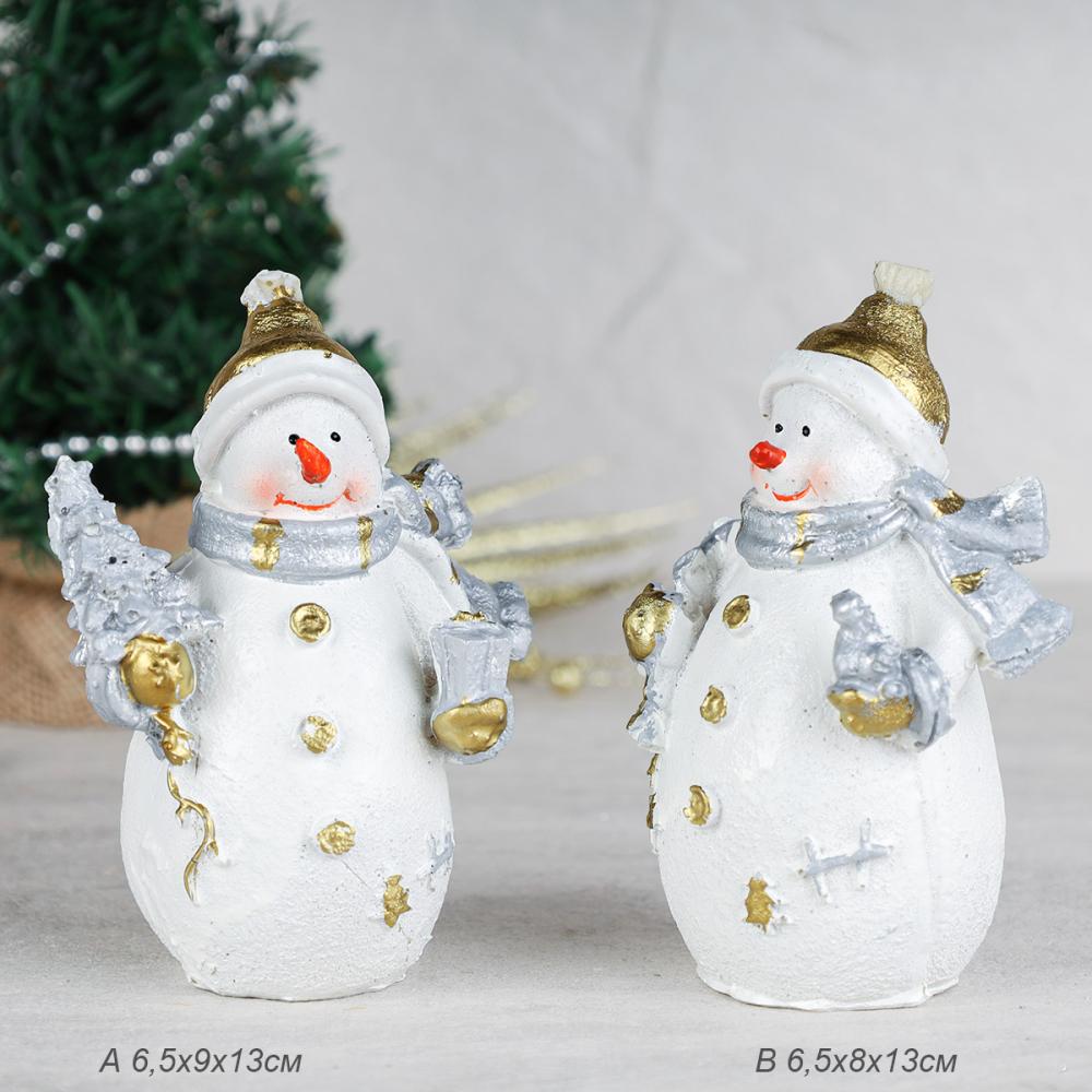 Фигурка Снеговичок 13см CHR204 Новый год 