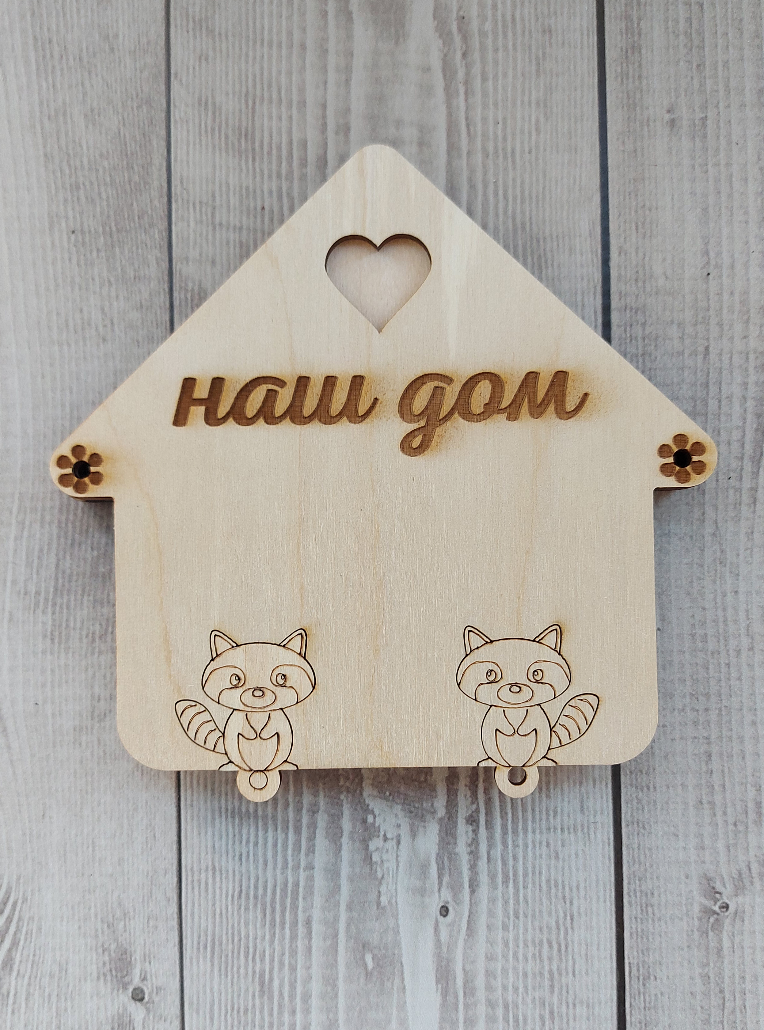 Ключница с брелком 14*15*0,6см ДомВуд Экошпон Ф310