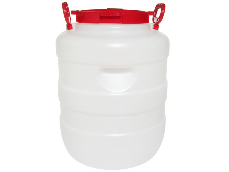 Бочка 40л Дачная круглая белая