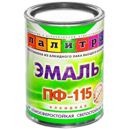 Эмаль ПФ-115  0,9 кг защитная ЧП "Палитра"