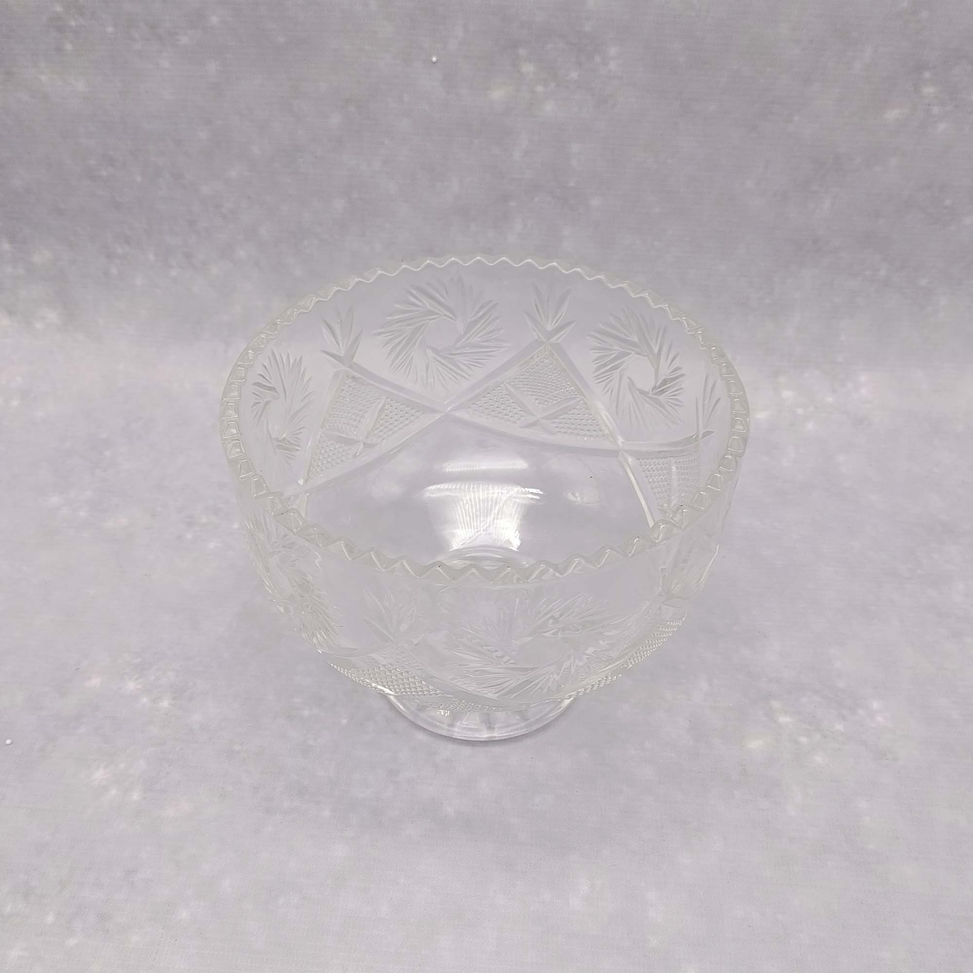 Конфетница 14,5х11,5см хрусталь РД19901
