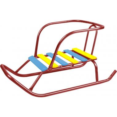 Санки Ветерок 5+ В5+/К красный