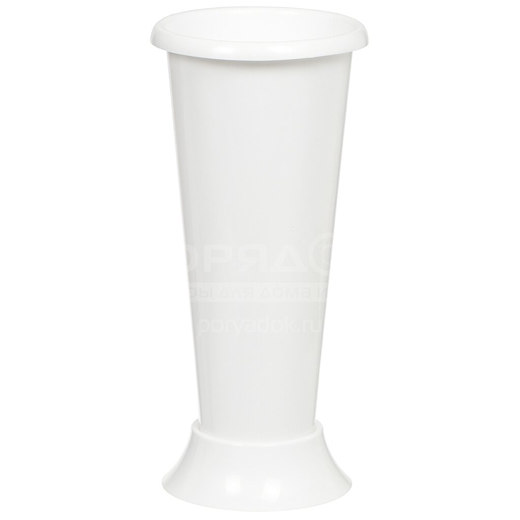 Ваза для цветов под срезку 200ммХ425мм белый